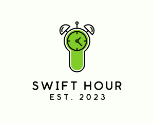 Hour - Stopwatch Alarm Clock logo design