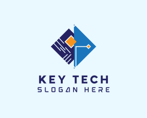 Software Circuitry Tech  logo design