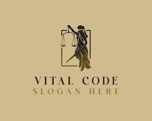 Constitution - Legal Court Justice logo design