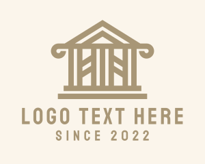 Politician - Pantheon Architecture Building logo design