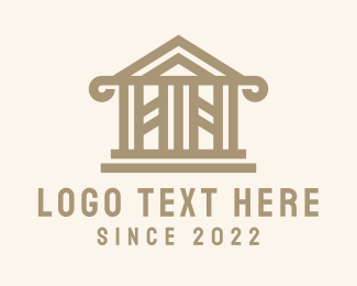 Pantheon Architecture Building logo design