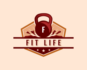 Kettlebell Gym Fitness logo design