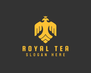 Flying Royal Eagle logo design