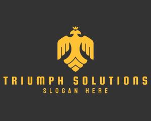 Triumph - Flying Royal Eagle logo design