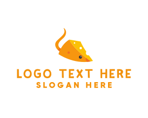 Yellow - Little Cheese Mouse logo design