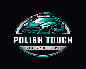 Polish - Car Polish Detailing logo design