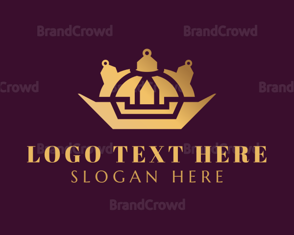 Upscale Crown Style Logo