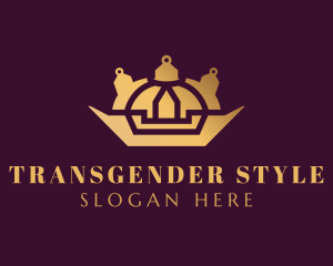 Upscale Crown Style logo design