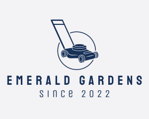 Lawn Care Mower logo design