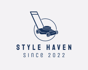 Lawn Care Mower logo design