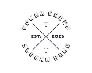 Hipster Crafting Shop Logo
