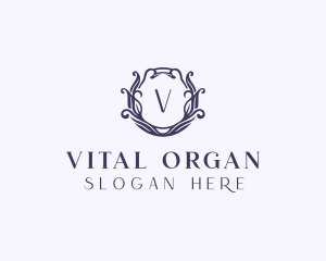 Organic Floral Spa logo design