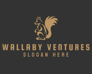 Wallaby - Wild Angry Squirrel logo design