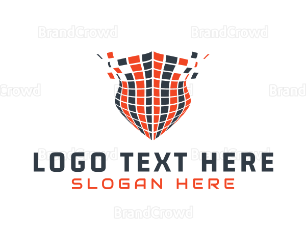 Digital Pixel Shield Logo