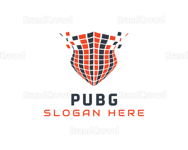 Digital Pixel Shield Logo