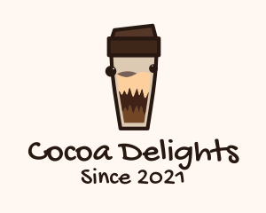 Monster Chocolate Drink logo design