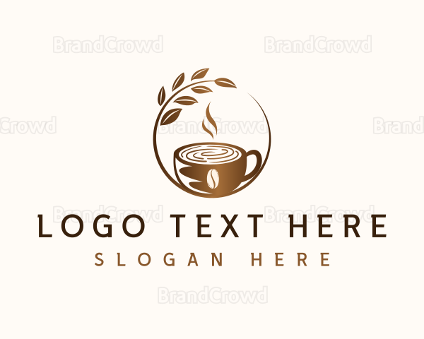 Organic Coffee Drink Logo