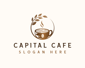 Organic Coffee Drink logo design