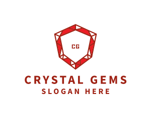 Gem Crystal Jewelry Boutique logo design