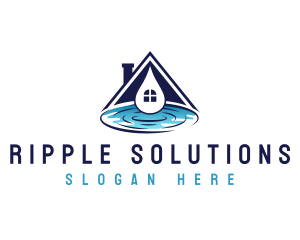Ripple - Droplet House Realty logo design