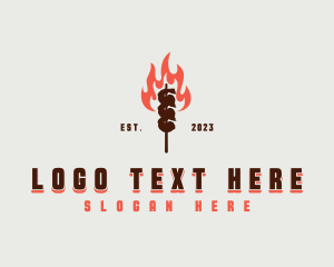 Chef - Restaurant Fire Grill logo design