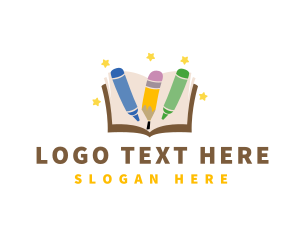 Coloring Book Star Logo