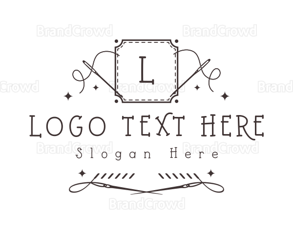 Embroidery Sewing Needle Logo