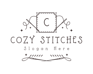 Embroidery Sewing Needle logo design