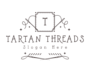 Embroidery Sewing Needle logo design