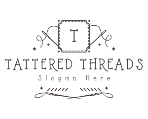 Embroidery Sewing Needle logo design