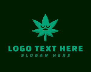 Dope - Marijuana Leaf Cartoon logo design
