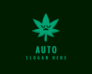 Herbal - Marijuana Leaf Cartoon logo design