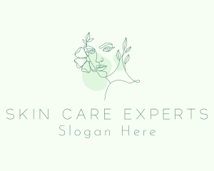 Natural Woman Beauty logo design