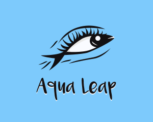 Human Fish Eye logo design