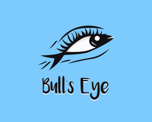 Human Fish Eye logo design