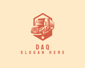 One Star Logistics Cargo Truck Logo