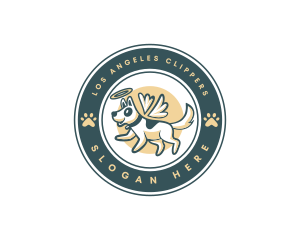 Angel Dog Pet logo design