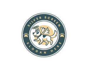 Puppy - Angel Dog Pet logo design