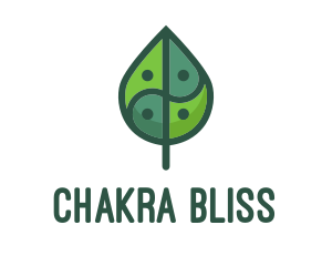 Chakra - Asia Eco Balance Leaf logo design