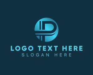 Startup Creative Media Letter P logo design