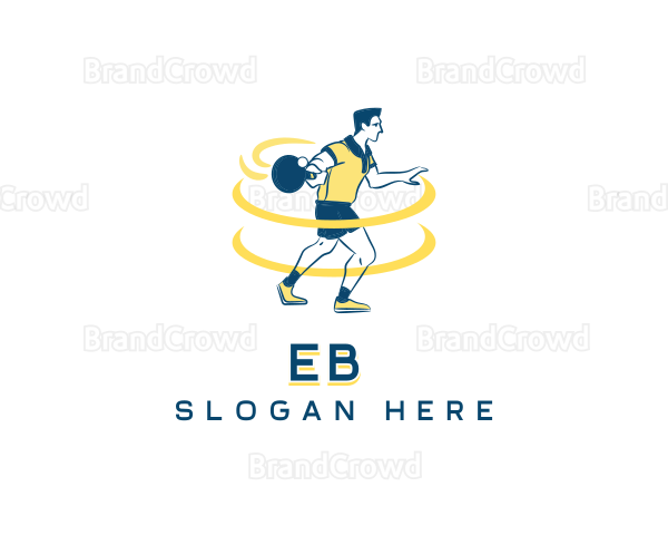 Pingpong Sports Fitness Logo