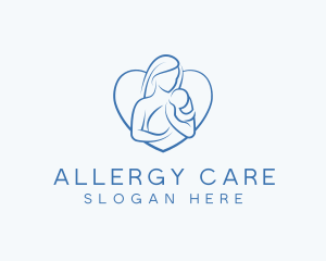 Mother Care Heart logo design