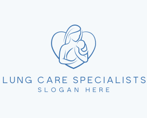 Mother Care Heart logo design