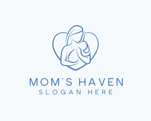 Mother Care Heart logo design