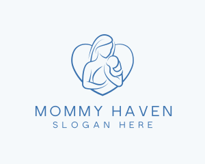 Mommy - Mother Care Heart logo design