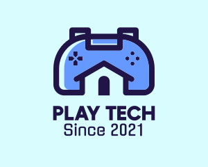 Gamepad - Gaming House Controller logo design