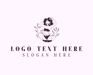 Plastic Surgery - Woman Fashion Lingerie logo design