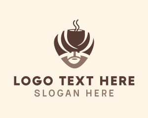 Muslim - Coffee Cup Turban logo design