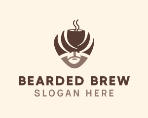 Bearded - Coffee Cup Turban logo design