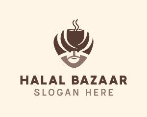 Coffee Cup Turban logo design